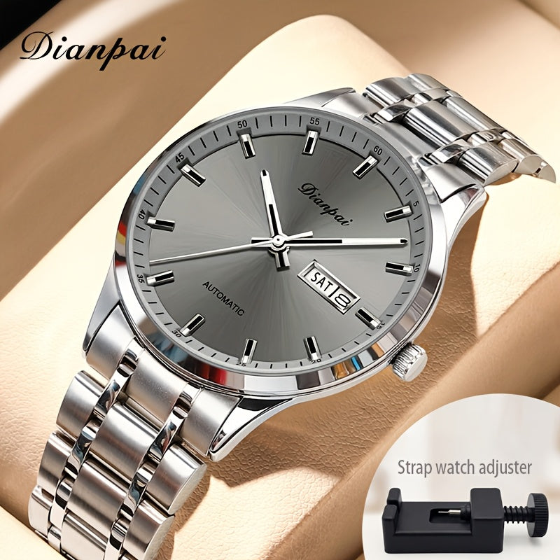 Dianpai Orologio meccanico automatico da donna, sofisticato ed elegante, con un design sportivo casual e alla moda, perfetto come regalo di compleanno