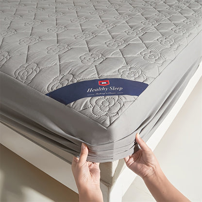 1 Protezione Materasso Impermeabile Comfort, Morbida e Traspirante con Tecnologia Soundwave, Lenzuolo con Angoli Impermeabile, Coprimaterasso Tinta Unita Silenzioso, Adatto per Appartamenti, Camere da Letto, Hotel, Stanze per Ospiti e Dormitori Studentesc