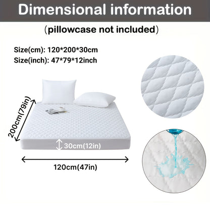 1pz Coprimaterasso Imbottito Spesso e Impermeabile - Coprimaterasso Ultra Morbido e Confortevole, Adatto per Camere da Letto, Dormitori, Decorazioni per la Stanza, Camere degli Ospiti e Hotel (Esclusi i Federe)