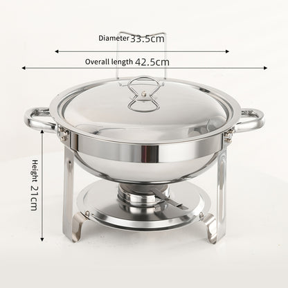 Buffet in Acciaio Inossidabile, Piastra Riscaldante per Riunioni Familiari, Banchetti, Hotel Commerciali, [Solo per Cucinare], Solo per