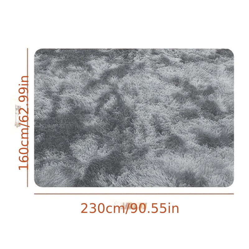 Tappeto a pelo lungo spesso, 1 pezzo, 230 x 160 cm, grande, per soggiorno, camera da letto, corridoio o come passatoia