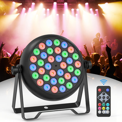 4 Pezzi 36 LED RGB Par Light Illuminazione Scena DMX Disco Party DJ Evento Show Illuminazione Natale
