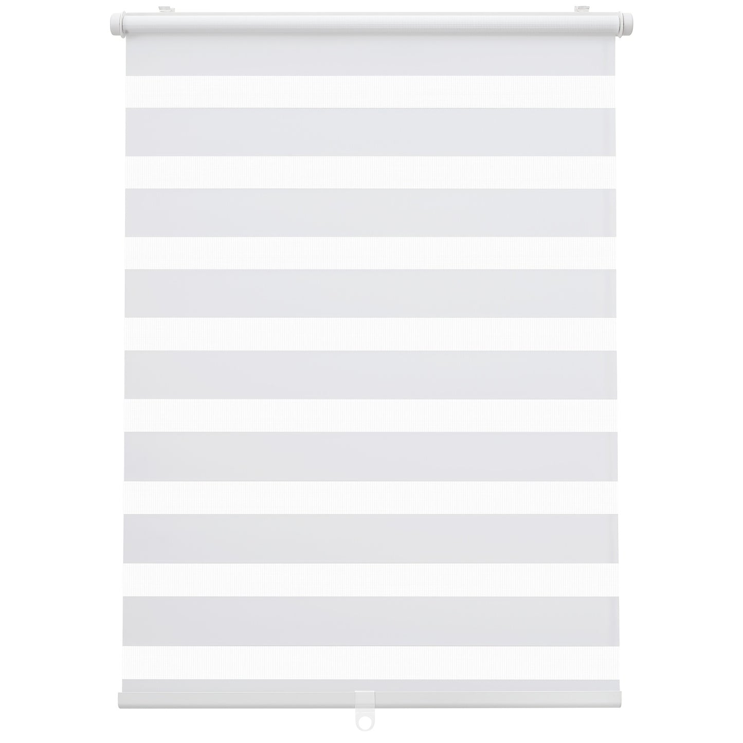 Tende a Rullo Doppie Sekey, Fissaggio a Clip (Senza Forare), Tende a Rullo Duo, Tende a Rullo Senza Filo, Tende a Velo Romane, Grigio Scuro, Bianco