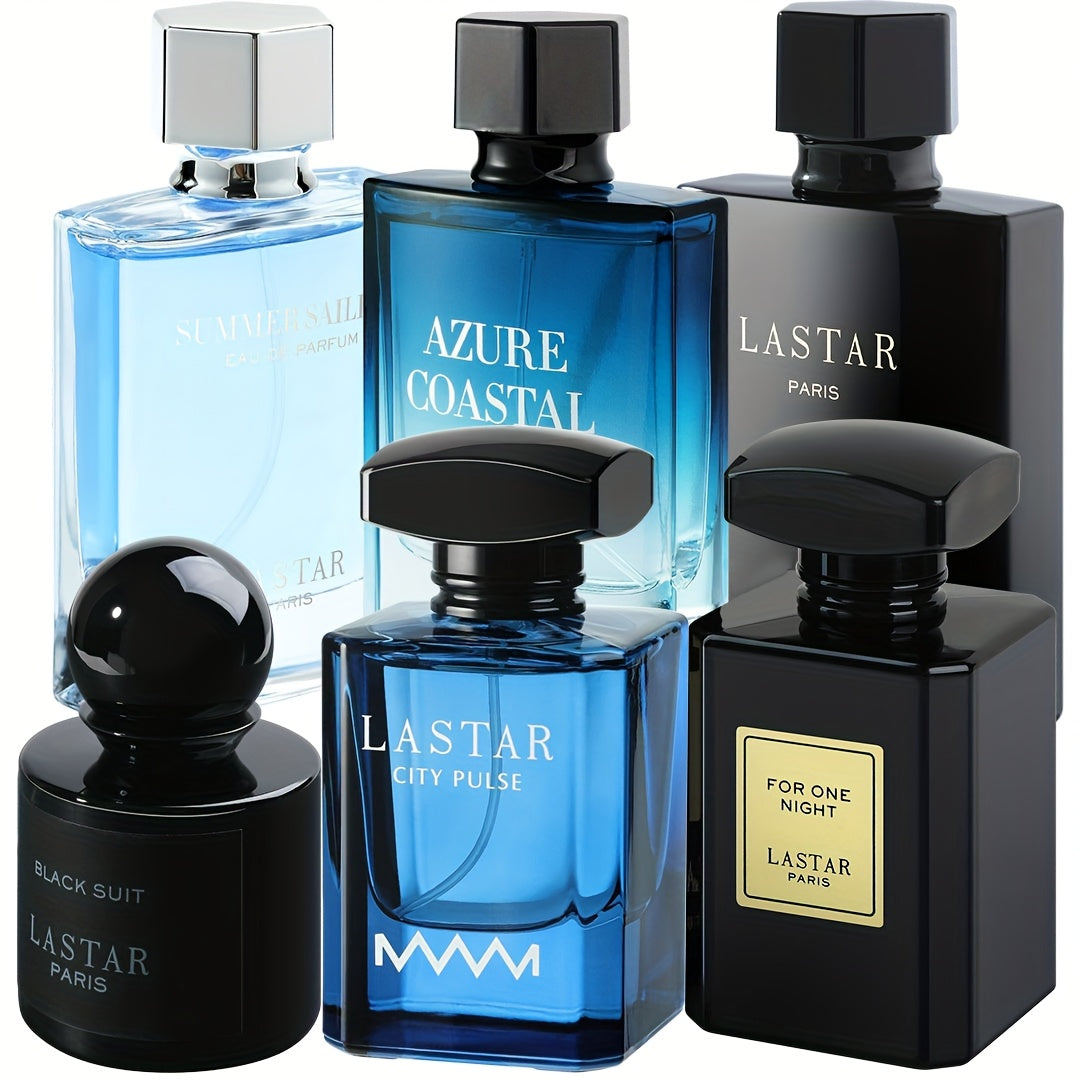 [ Set di Profumi da Uomo per Settimana ] Eau de Toilette ai Feromoni da Uomo, Cedro Patchouli Legnoso & Oceano al Muschio di Pompelmo, Fragranza a Lunga Durata, Eau de Cologne da Uomo Affascinante, Atmosfera Romantica per Appuntamenti, Regalo Perfetto per