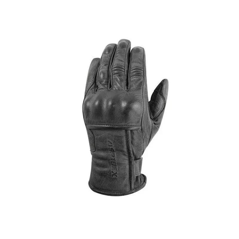 Guanti Moto in pelle uomo ASPIDEX WAX Vintage