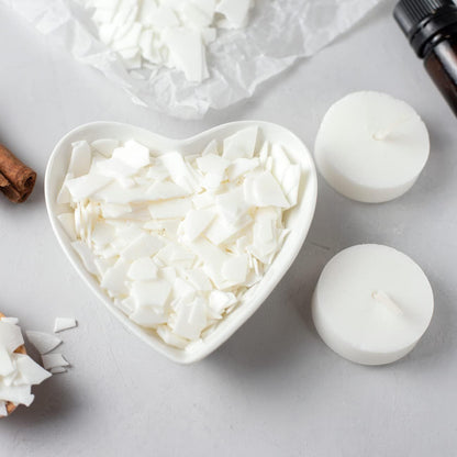Cera di Paraffina Naturale per Candele Aromatiche in Sacchetto da 1Kg, Kit Fai da Te per Creare Candele, Cera Bianca a Forma di Perla per Candele