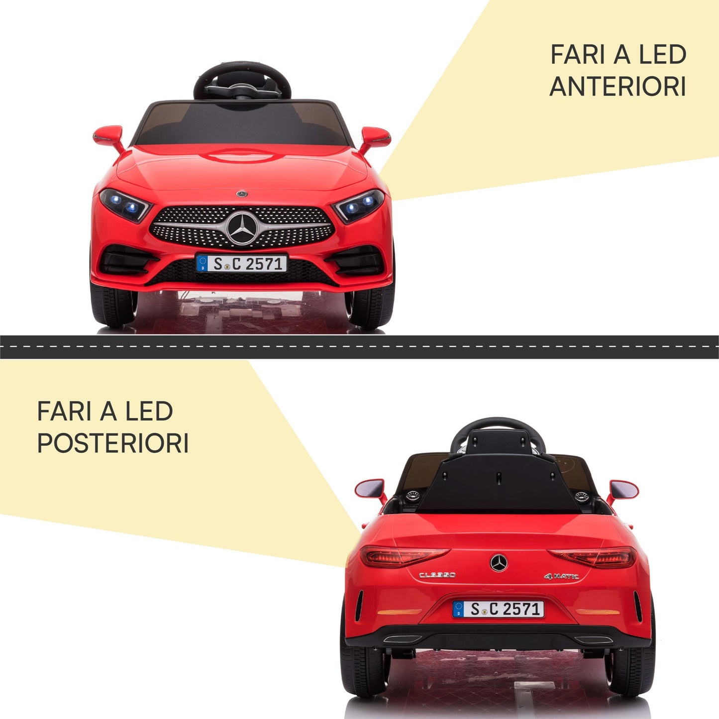 Baroni Toys Auto Macchina Elettrica per Bambini Audi R8 Sport, 12V Con MP3, Macchina telecomandata Full Optional, sedile in Eco pelle, porte apribili, Velocità 3-5 km/h, con Telecomando