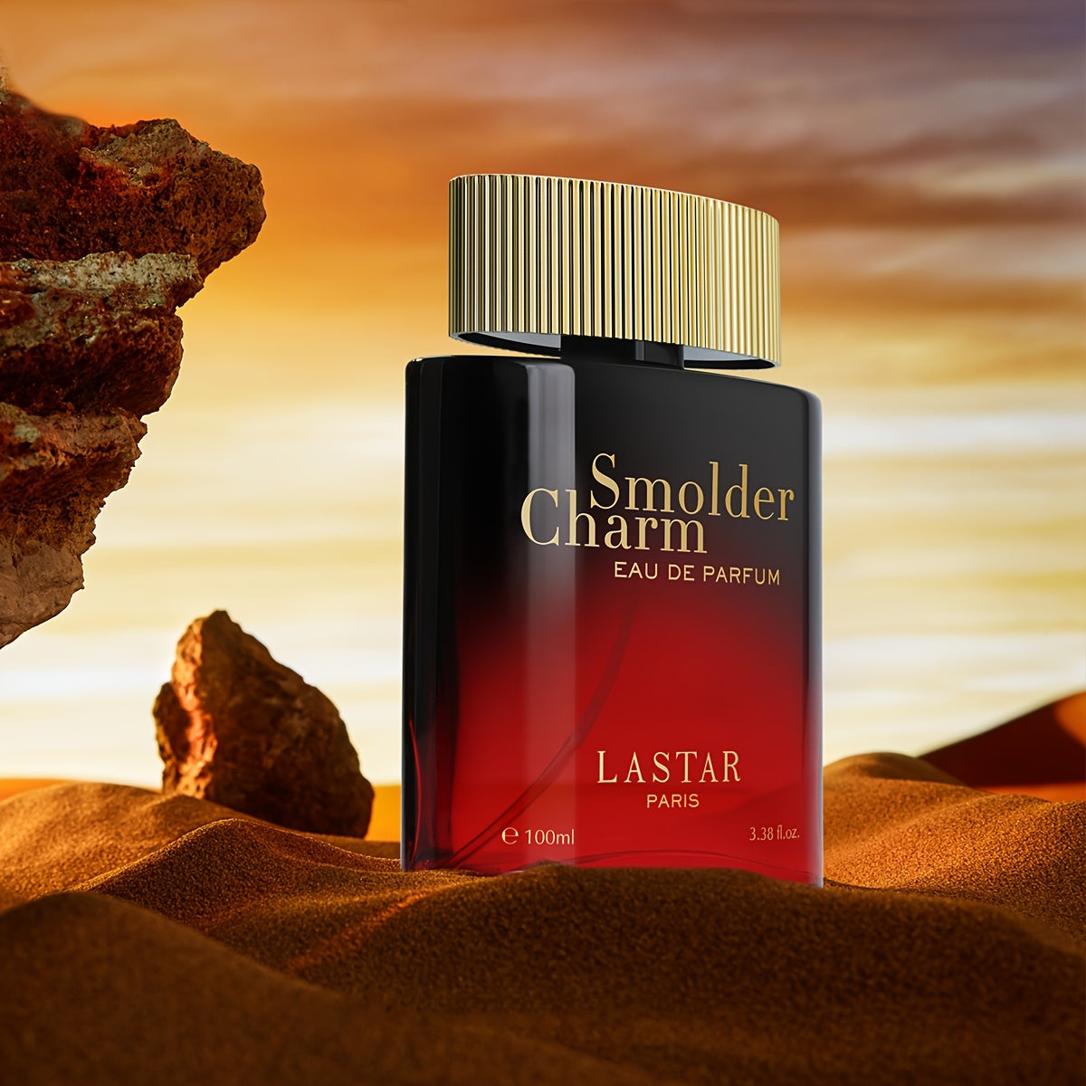 LASTAR Colonia Uomo Ambery e Speziata, Eau De Parfum Intenso con Accordo di Toffee e Legno d'Ambra, Fonde il Cardamomo Vibrante con Accordi di Toffee, Infuso con Legno d'Ambra, Fragranza Elegante e Potente di Lunga Durata. 100ml, Regalo per Natale/Capodan