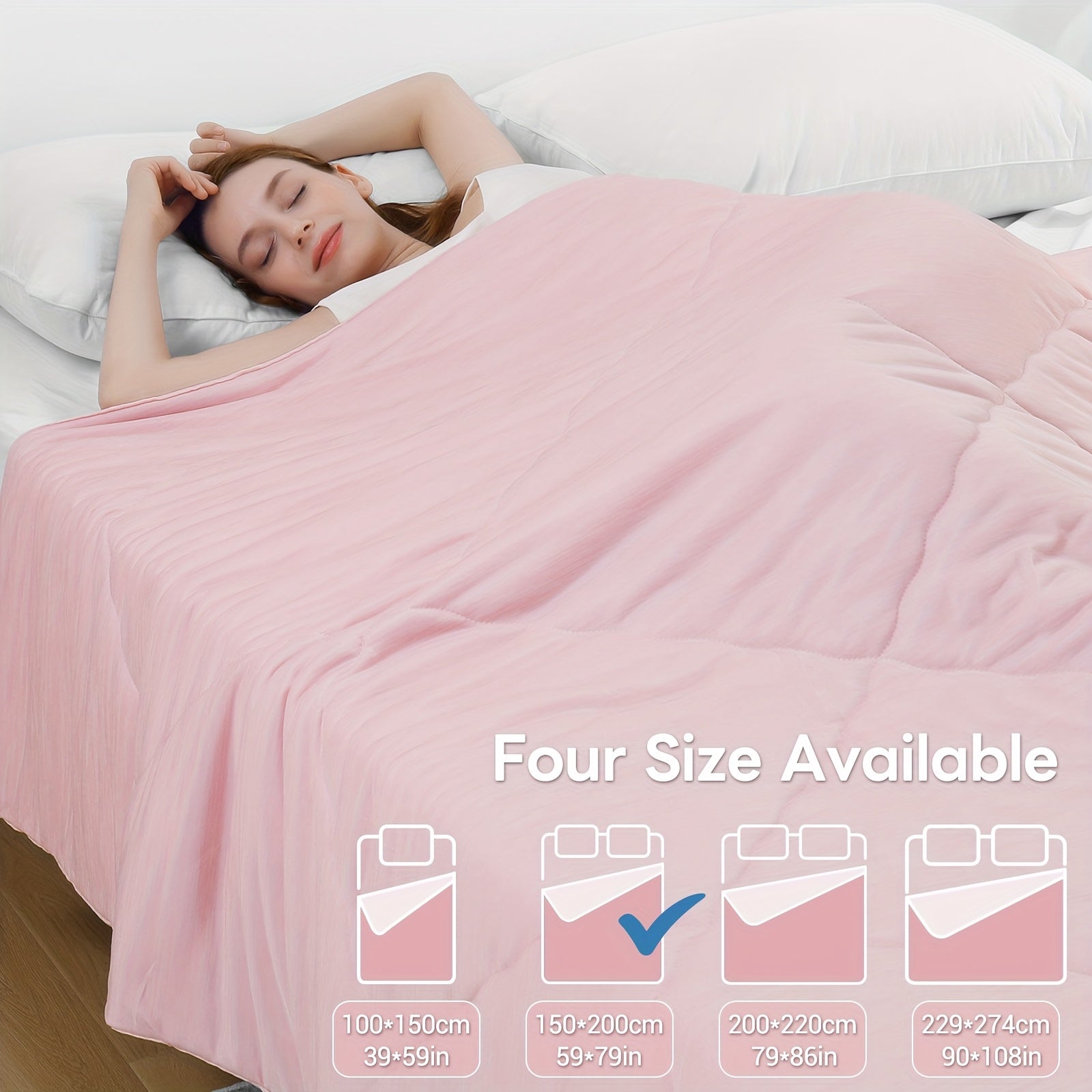 1 pz Elegear Coperta Rinfrescante Taglia, Trapunta Rinfrescante con Q-Max > 0.45 Fibra Rinfrescante Arc-Chill, Coperta Estiva Fresca per Dormire per Chi Sudore Notte e Chi Soffre del Caldo (100*150, 150*200, 200*220, 274*229)