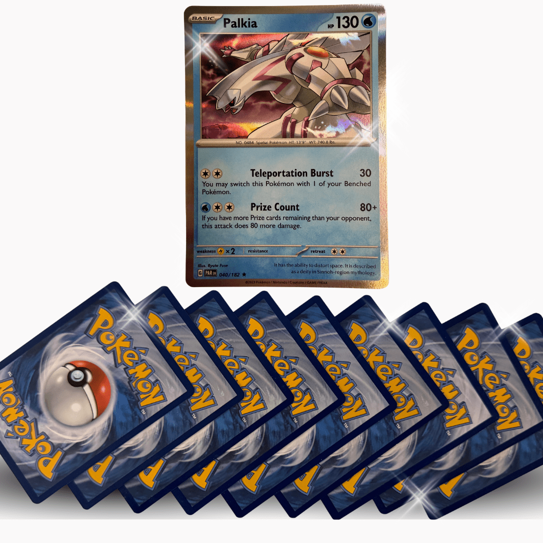 Originali 10 Carte Pokémon Reverse/Holo, Carte Pokémon Lucide in Inglese - Olografiche/Reverse Foil - Carte Assortite