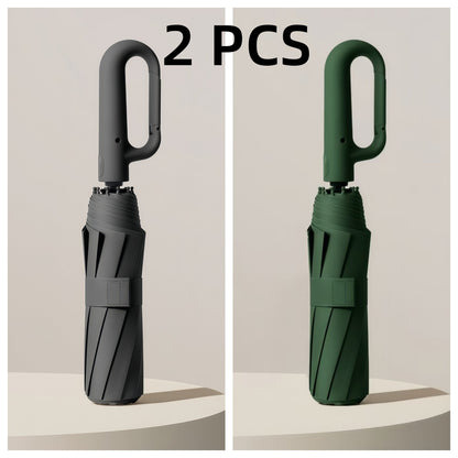 Ombrello pieghevole con fibbia completamente automatica, con protezione solare, specifiche 1 e 2 facoltative, adatto sia per uomini che per donne, ombrello da viaggio, con un diametro di 106 cm/41.2 pollici quando è aperto, robusto e durevole, ombrello di