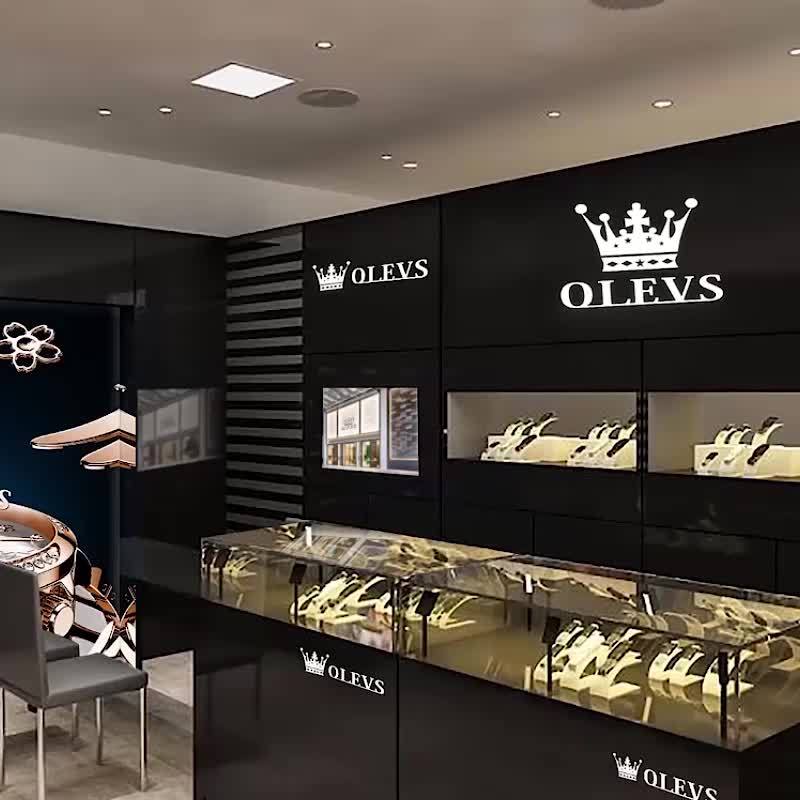 OLEVS Orologi da Donna Eleganti e di Lusso per Polso Piccolo, Quadrante Piccolo, Cinturino in Acciaio Inossidabile, Movimento al Quarzo Analogico, Data e Luminosità, Nero/Bianco/Oro/Blu