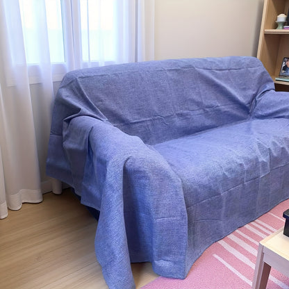Copridivano Tinta Unita Facile e Moderno. Tappetino per Divano Adatto a Tutte le Stagioni, Utilizzabile come Coperta per Divano, Asciugamano per Divano e Protezione per Divano. Copertura Universale Lavabile per Mobili per l'Arredamento del Soggiorno, Disp