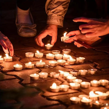 Candele di Cera al Tè, 2-3 per Matrimoni e il Ringraziamento 50pz 100pz 200pz – vista dettagliata 5