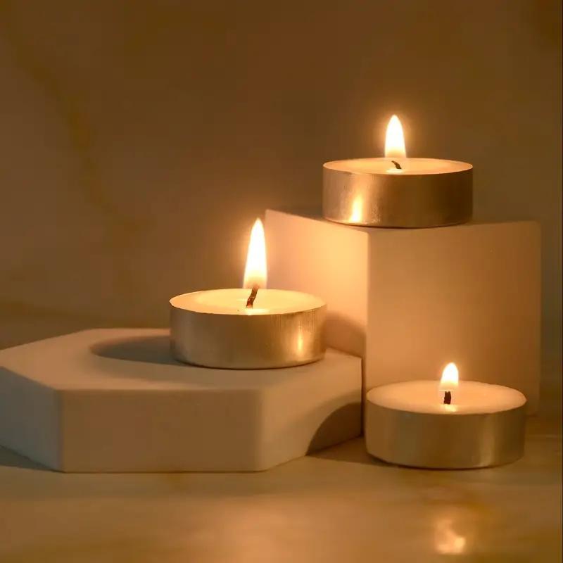 Candele di Cera al Tè, 2-3 per Matrimoni e il Ringraziamento 50pz 100pz 200pz – vista dettagliata 8