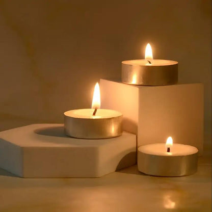 Candele di Cera al Tè, 2-3 per Matrimoni e il Ringraziamento 50pz 100pz 200pz – vista dettagliata 8