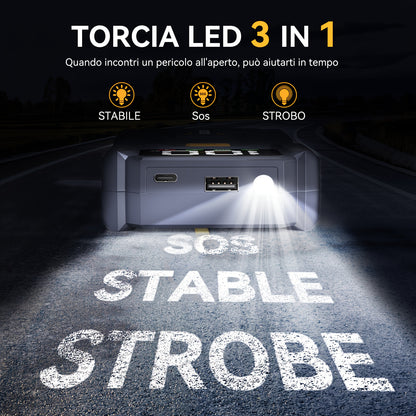 Caricabatterie, illuminazione LED per veicolo e viaggio – vista dettagliata 5