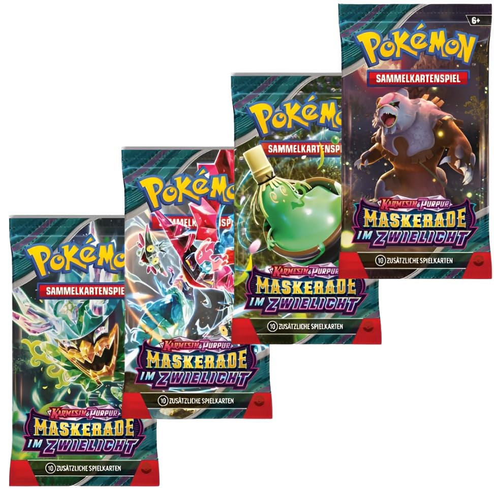 Carte Pokémon da collezione, 4-Pack per hobby e progetti creativi – vista dettagliata 6