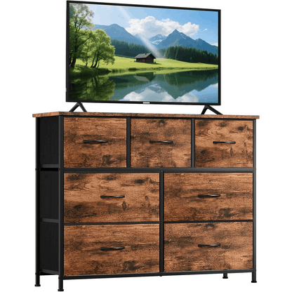 Cassettiera, legno per camera da letto e letto – vista dettagliata 3