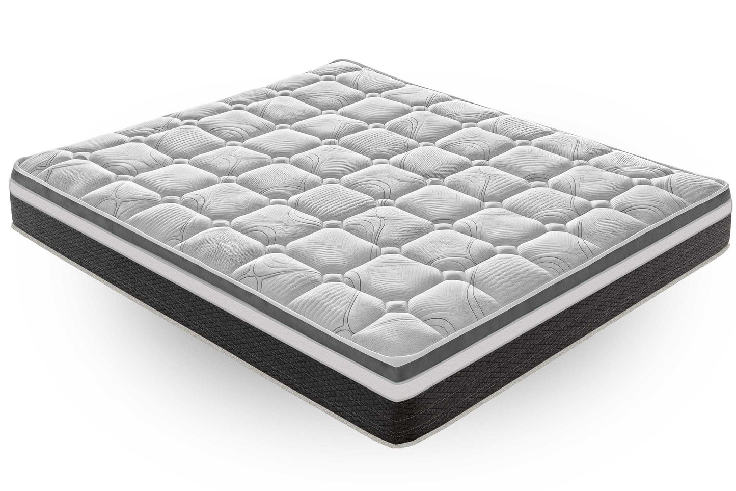 Materasso Memory Foam, Ortopedico Indeformabile, Alto 20 cm, 13 Zone di Comfort INDEFORMABILE, Made in Italy, Massima Traspirazione, Sistema Alleviamento Punti di Pressione Disponibile in diverse Dimensioni
