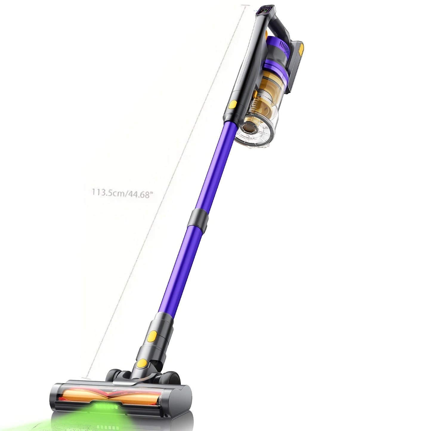 Laresar X11 Aspirapolvere Senza Fili 550W/46Kpa per la Casa, 60 Minuti, Anti-Groviglio, Aspirapolvere a Bastone con Doppia Maniglia Ricaricabile, Leggero, con Aromaterapia per Peli di Animali Domestici, Tappeti, Pavimenti, Pulizia di Primavera