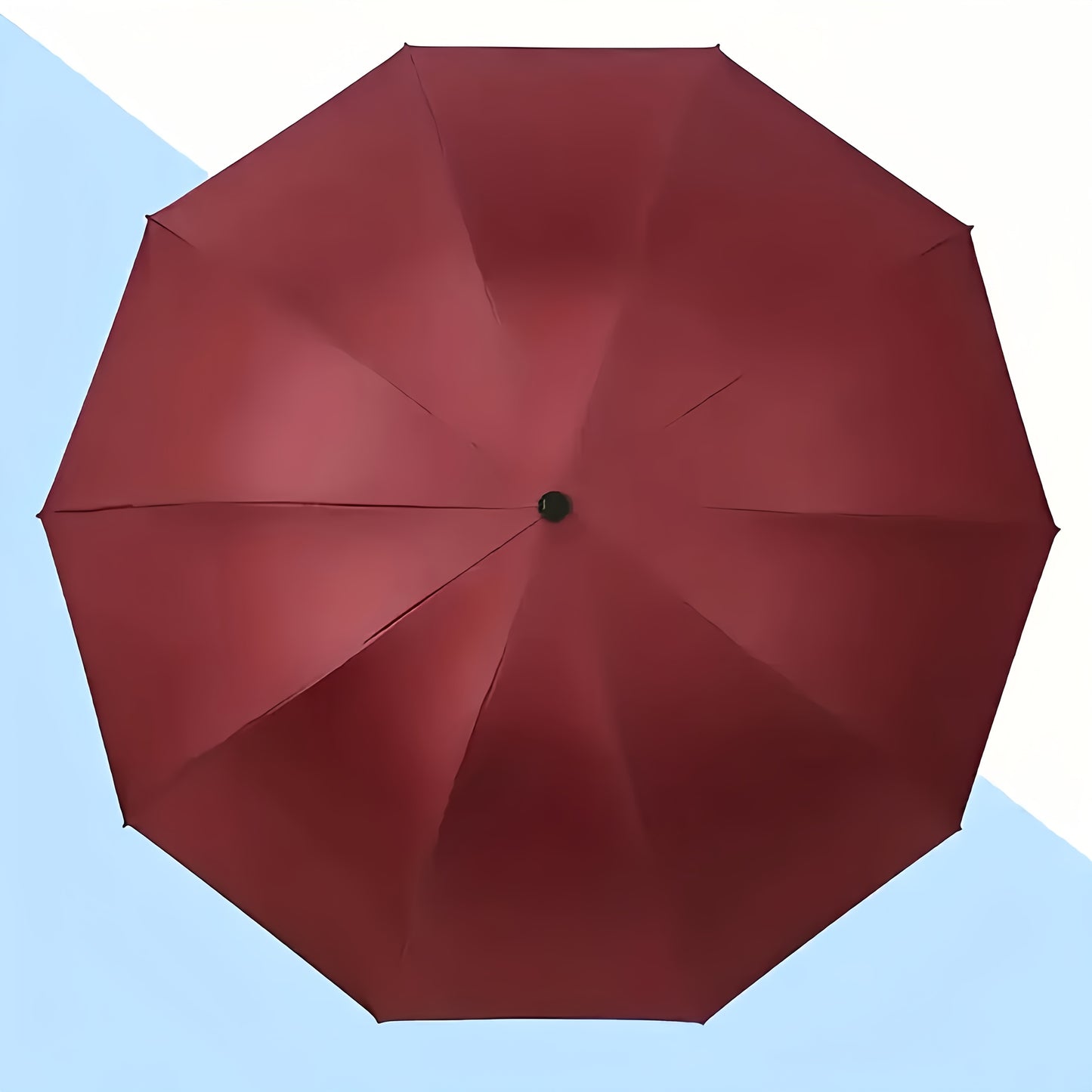 Ombrello Oversize, Ombrello Pieghevole Extra-Large Rinforzato a Dieci Stecche di Alta Qualità, Tessuto Ispessito con Protezione Solare, Ombrello da Viaggio Portatile, Unisex per Professionisti e Studenti, Ombrello Multifunzionale da Esterno dal Design Sem