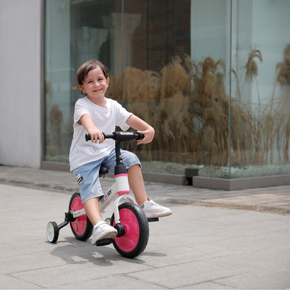 UBRAVOO Fit 'n Joy Bici per Bambini, Bici Bilanciata 4-in-1 con Pedali e Stabilizzatori, Triciclo-a-Bici per Ragazzi e Ragazze dai 2 ai 5 Anni