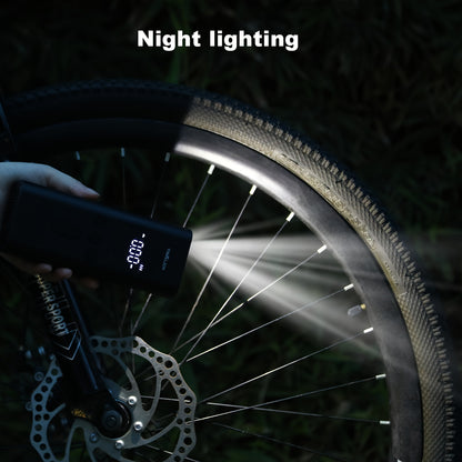 Tavaler Pompa Elettrica per Bicicletta, 150 PSI Pompa Portatile a Batteria per Bicicletta/Auto, Pompa Elettrica Ricaricabile per Biciclette, Compressore a Batteria per Biciclette, Motociclette e Auto, Accessorio Essenziale per Viaggi su Strada