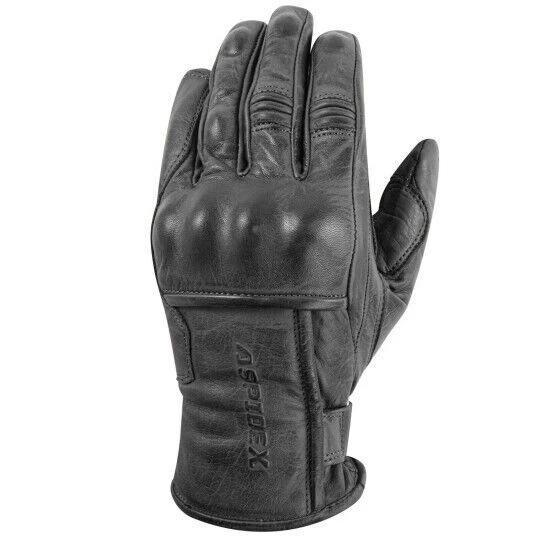 Guanti Moto in pelle uomo ASPIDEX WAX Vintage