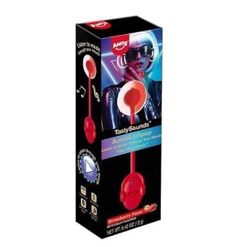 Amos Audio Lollipops | Musica Gustosa Mangiabile in Diverse Fragranze | Sorpresa Dolce con un'Esperienza Unica