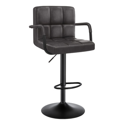 Sgabelli da bar, sgabello da bar girevole a 360° con altezza regolabile, sedia da reception, sgabelli da bancone moderni con schienale e poggiapiedi, sgabelli da bar ad altezza bancone, adatti per ufficio, bar, cucina, sala da pranzo, per regalo, regalo p