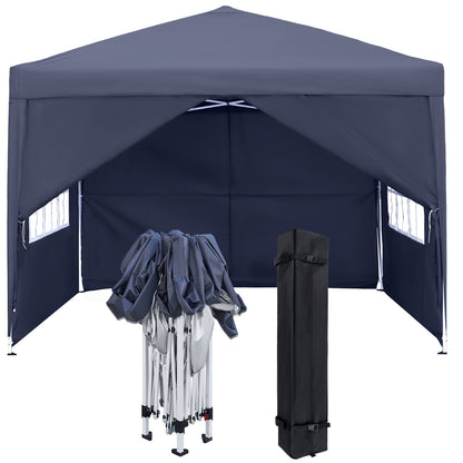 Tenda da Esterno Pieghevole Portatile 3x3m con Protezione UV - Rifugio Istantaneo Ideale per Giardino, Piscina, Mercati ed Eventi - Compatto con Borsa Trasporto e Quattro Pareti Laterali