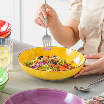 ciotole colorate in terracotta, 1140 ml per pasta e servire zuppe – vista dettagliata 4