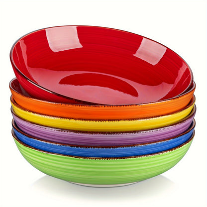 ciotole colorate in terracotta, 1140 ml per pasta e servire zuppe – vista dettagliata 6