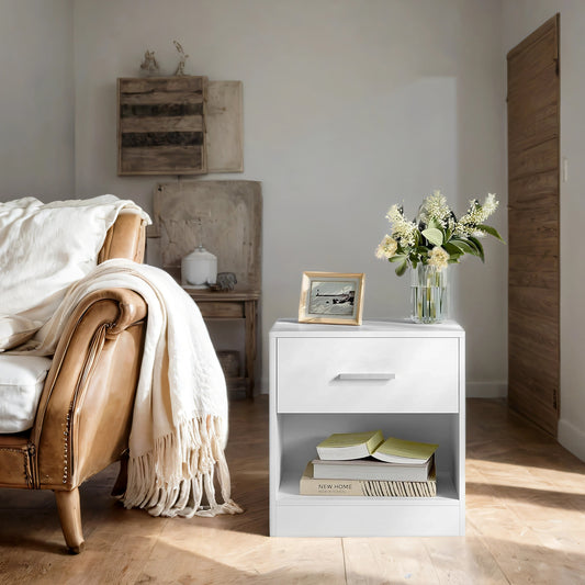 Comodino, Bianco Classico per zona giorno – vista principale
