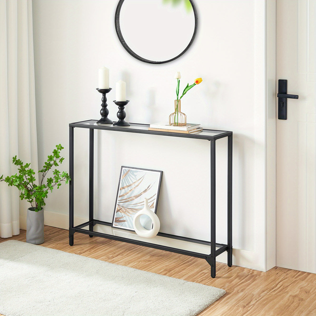 Console da divano, vetro per soggiorno e casa – vista dettagliata 6