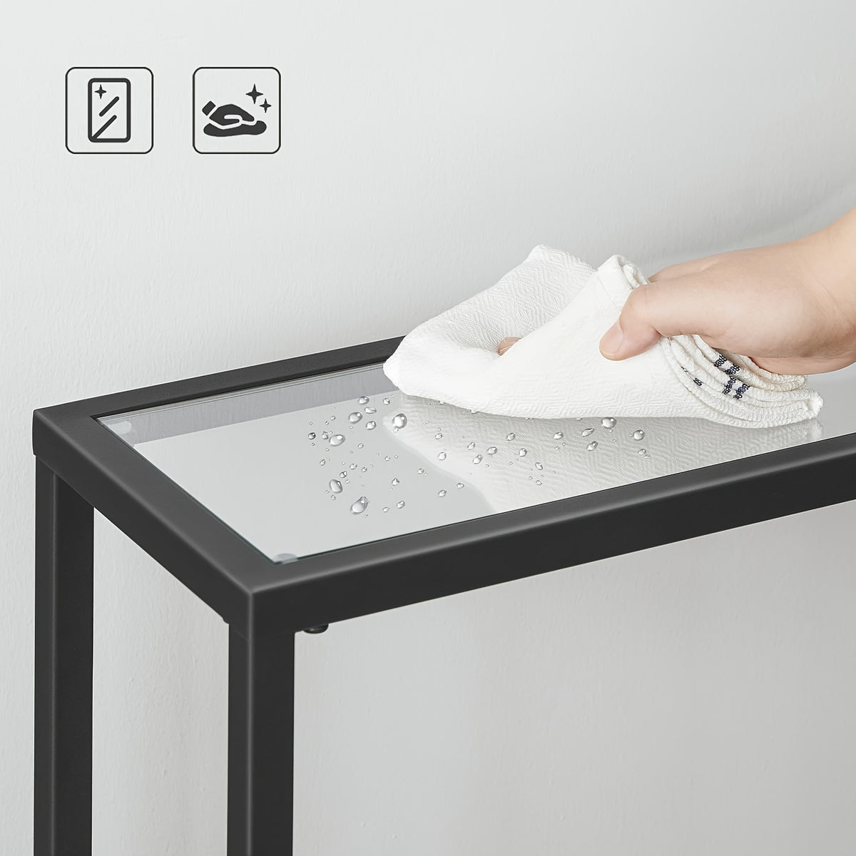 Console da divano, vetro per soggiorno e casa – vista dettagliata 10