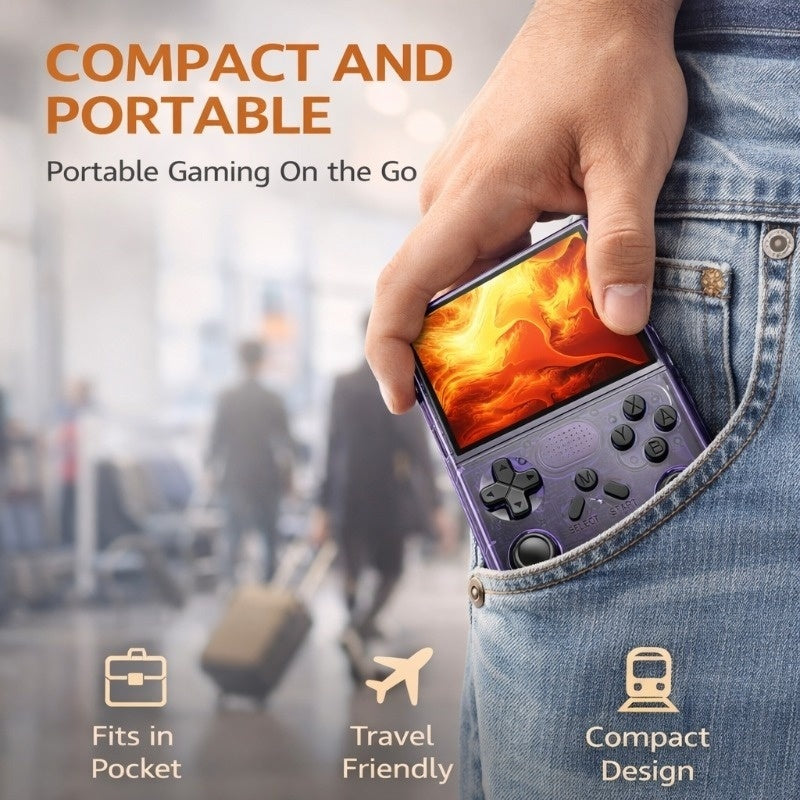 Console Portatile Retro Aggiornata, 3,5 Pollici per veicolo e viaggio – vista dettagliata 10