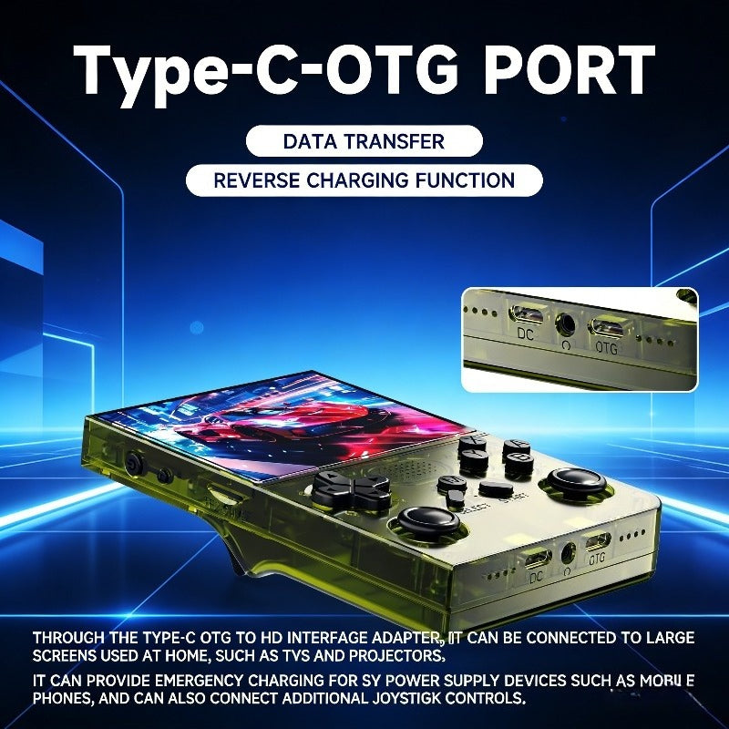 Console Portatile Retro Aggiornata, 3,5 Pollici per veicolo e viaggio – vista dettagliata 13