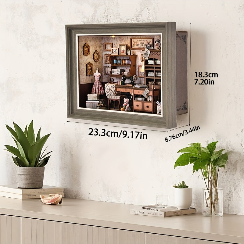 Cornice portafoto, legno per foto e disegni dei bambini – vista principale