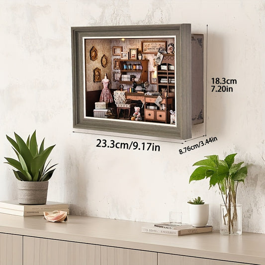 Cornice portafoto, legno per foto e disegni dei bambini – vista principale
