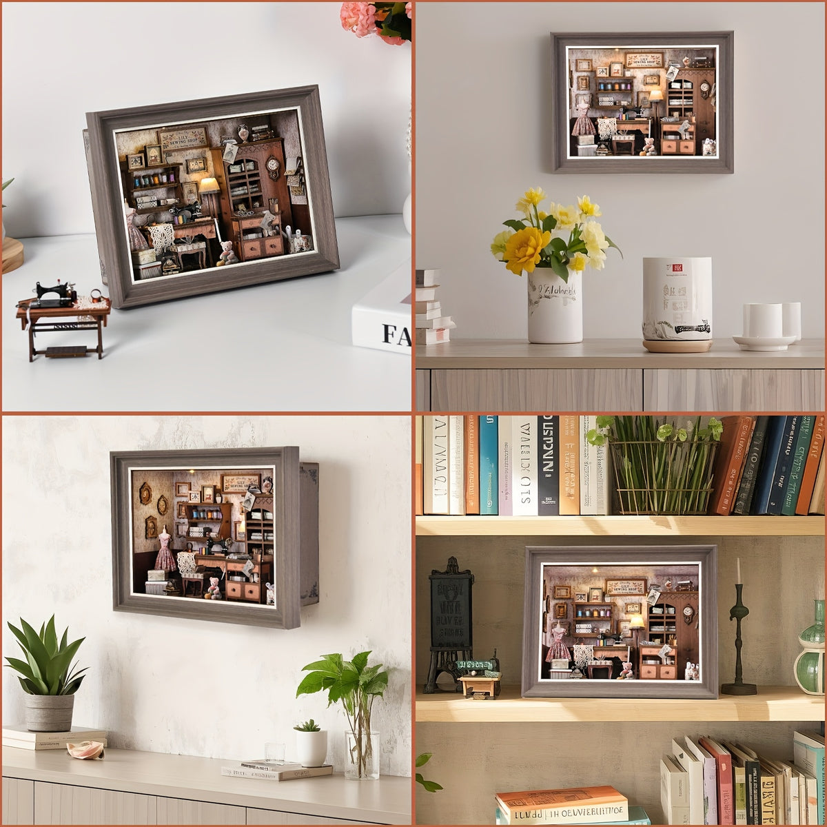 Cornice portafoto, legno per foto e disegni dei bambini – vista dettagliata 5