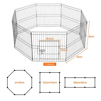 Costoffs Recinto, 8 pz 52 x 61 cm per giardino e terrazza – vista dettagliata 6