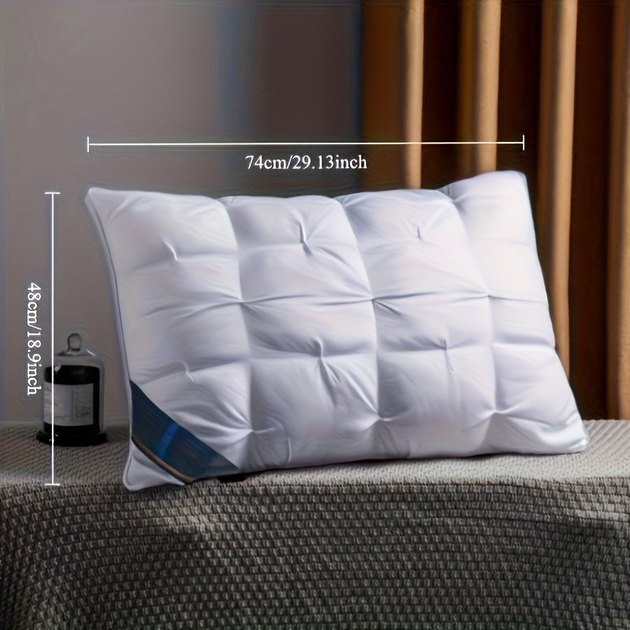 Cuscino da letto, Bianco-2 Pezzi-A per letto – vista dettagliata 4