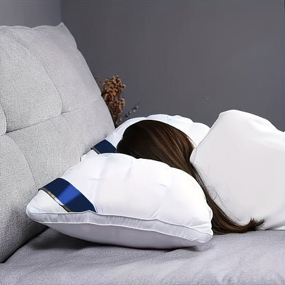 Cuscino da letto, Bianco-2 Pezzi-A per letto – vista dettagliata 6