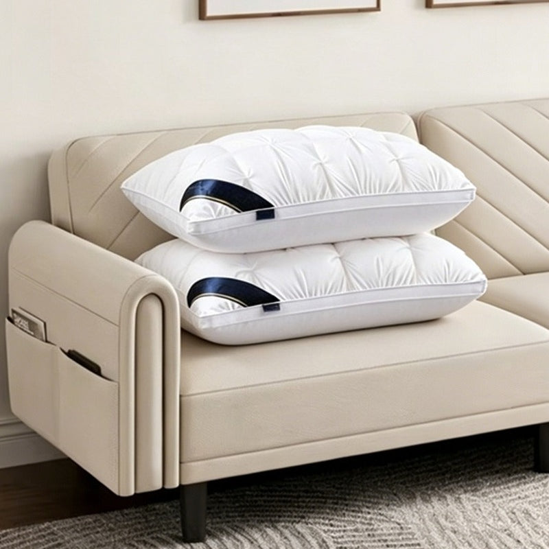 Cuscino da letto, Bianco-2 Pezzi-A per letto – vista dettagliata 8