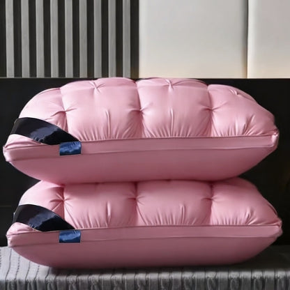 Cuscino da letto, Bianco-2 Pezzi-A per letto – vista dettagliata 11