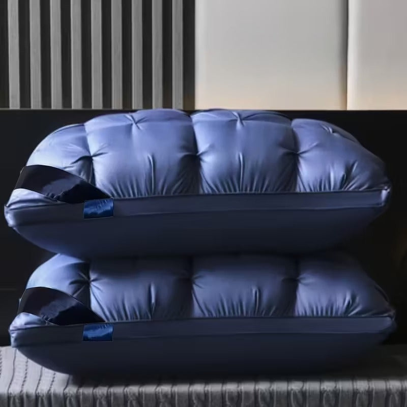 Cuscino da letto, Bianco-2 Pezzi-A per letto – vista dettagliata 12