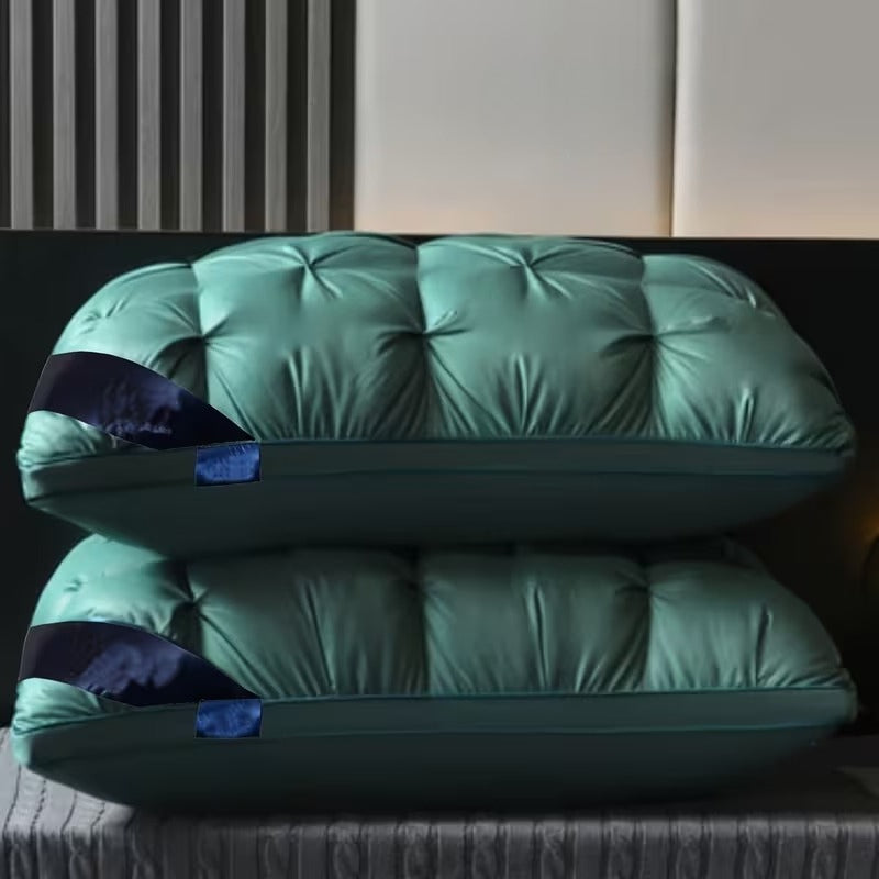 Cuscino da letto, Bianco-2 Pezzi-A per letto – vista dettagliata 13