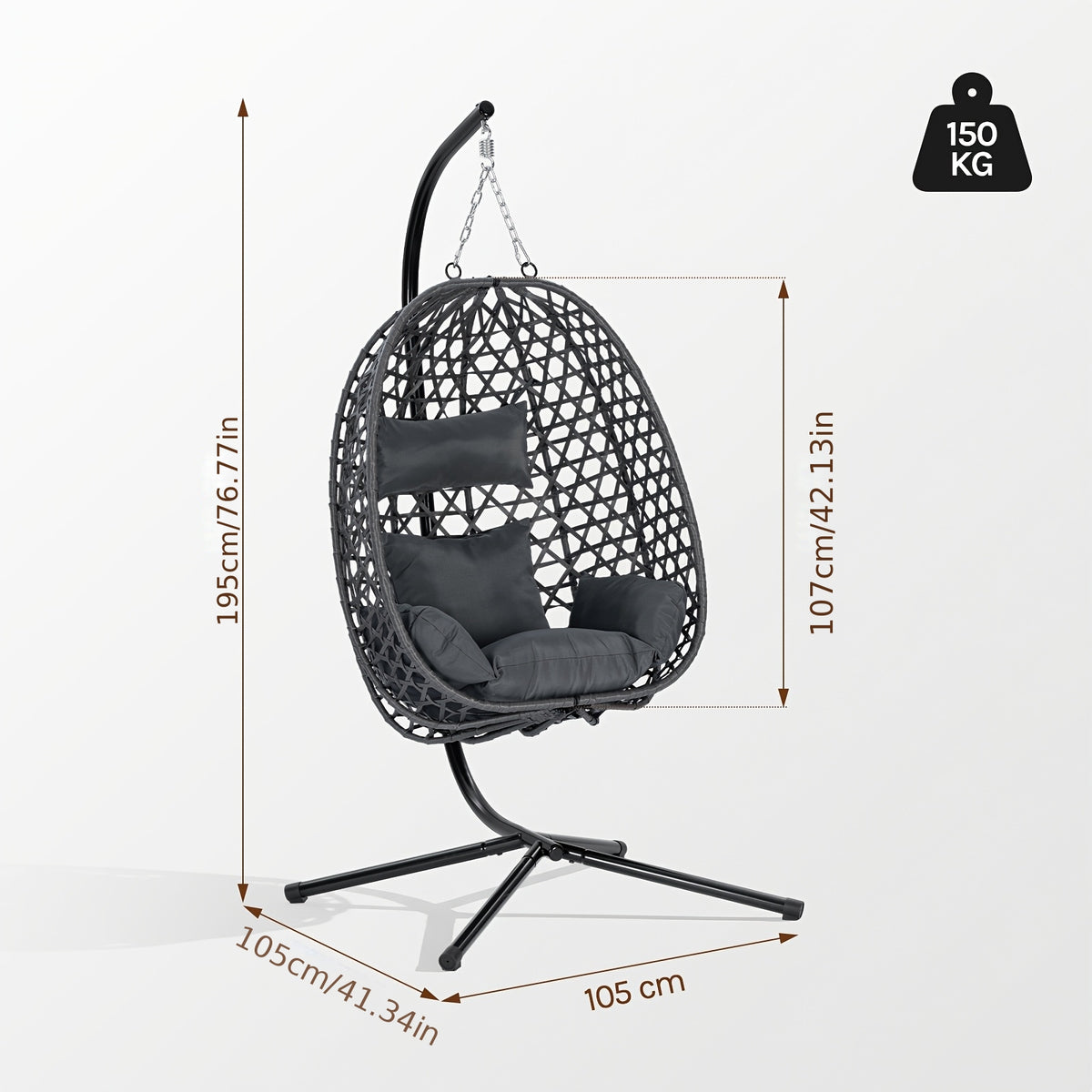 Cuscino, rattan per riposo e relax – vista dettagliata 2